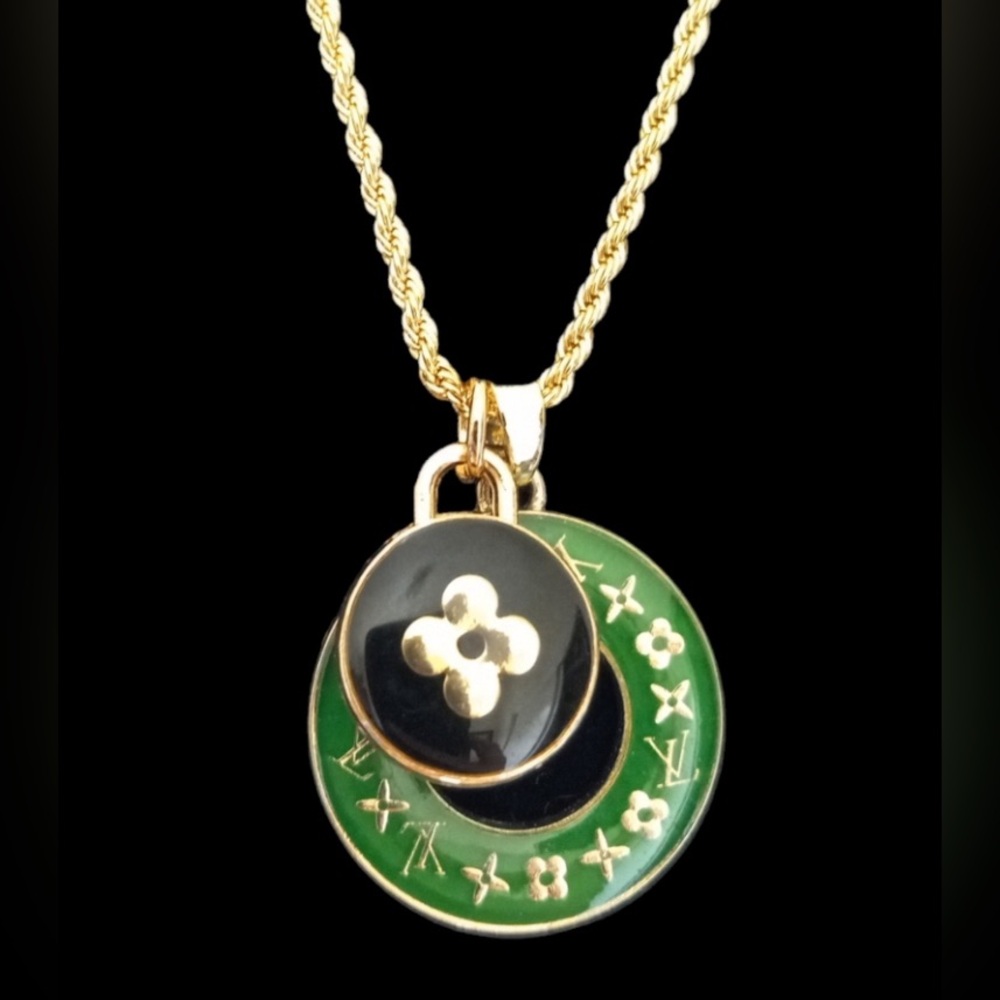 Authentic Louis Vuitton Two Charm Necklace